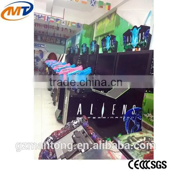 2016 Coin operated video gun shooting equipment/arcade game machine simulator for game center