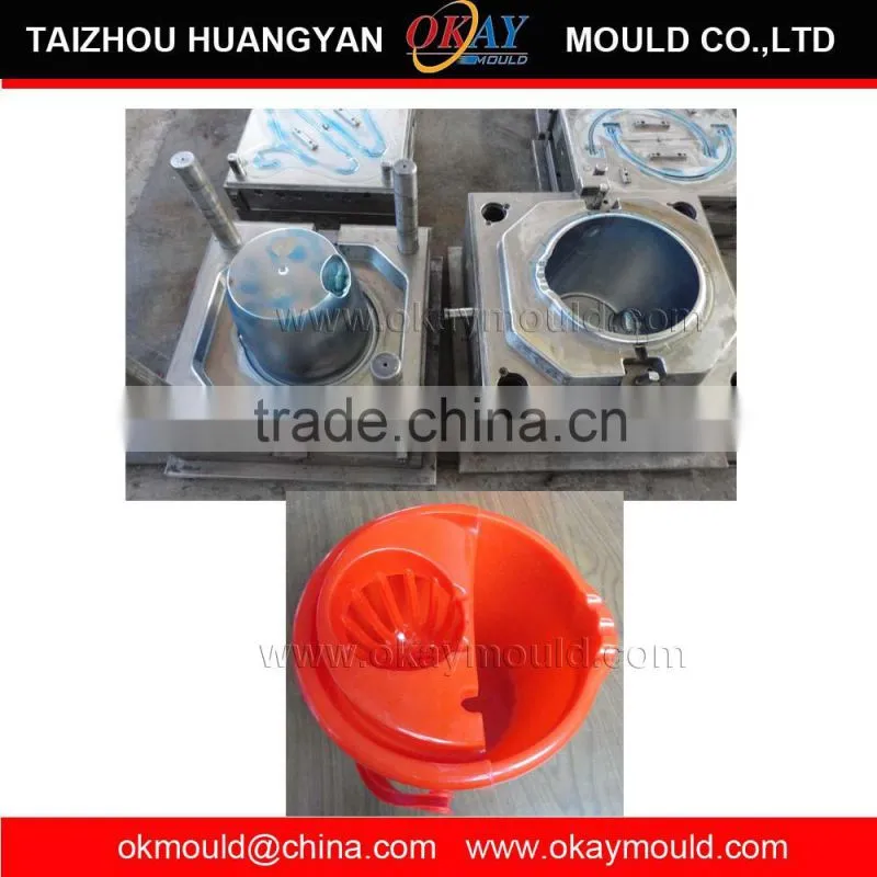 2015 New Model of Plastic Injection Spin Mop Mold