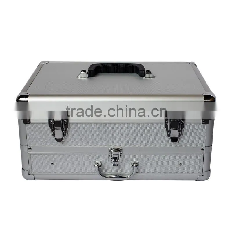 Silver with various color made in China heavy-duty aluminum portable tool box