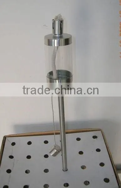 Superior stainless steel garden torch oil lamp