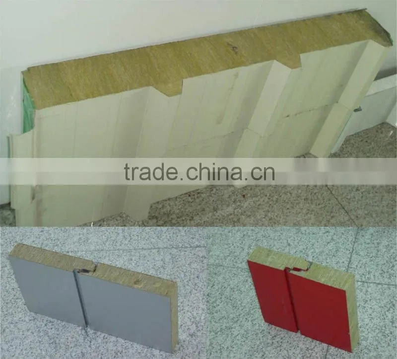 Rock wool sandwich panel