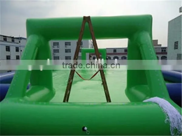 popular inflatable sport court,inflatable soap soccer field,giant football court for outdoor game