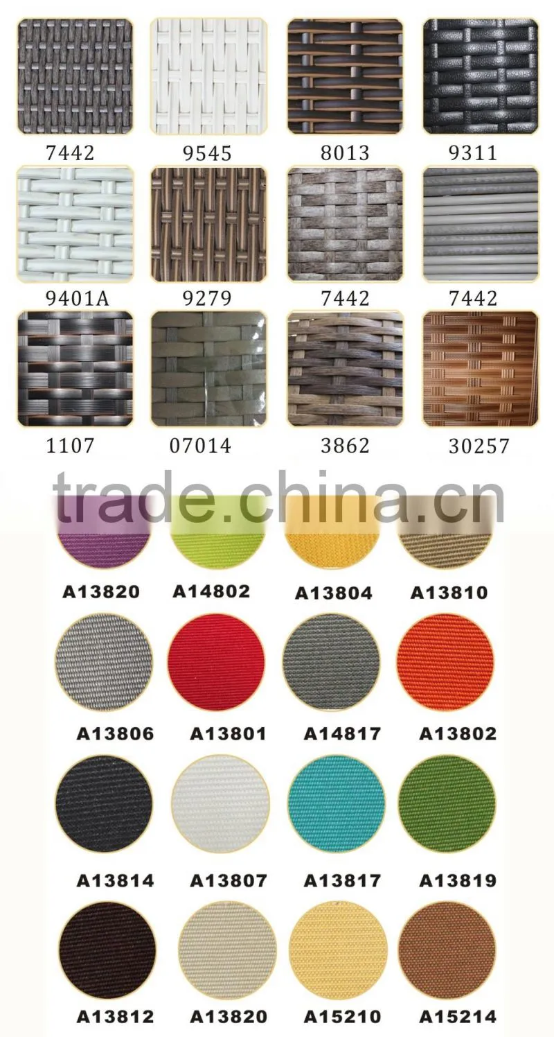Stylish round day lounge rattan outdoor furniture