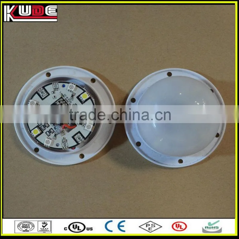 bottom dimensions 85mm SMD RGB lamp round LED light base with rechargeable battery