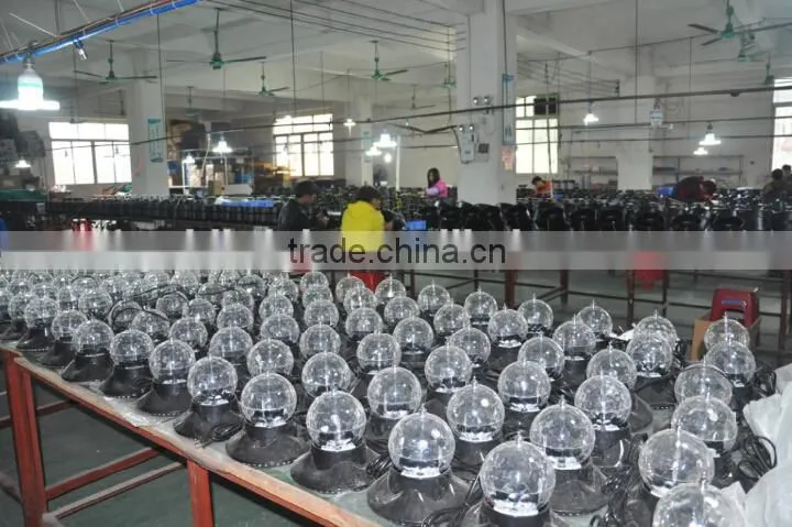 2015 new mini led disco ball light sunflower light with crystal magic ball stage lighting