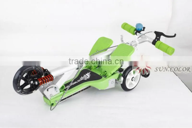 double pedal scooter with music and light