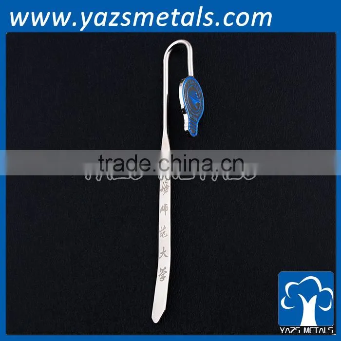 2016 new promotion gift custom metal bookmark