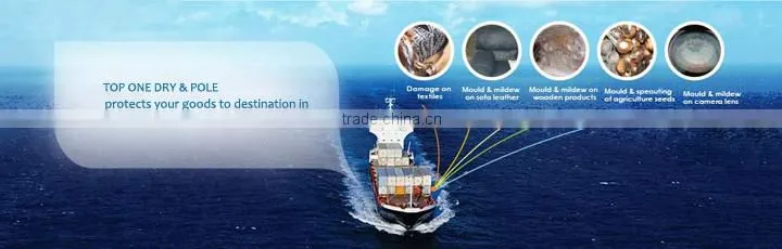 Cargos desiccant used in ocean transportation
