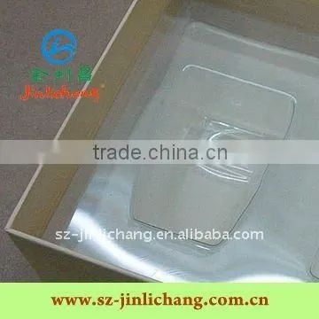 Transparent blister tray for cosmetics