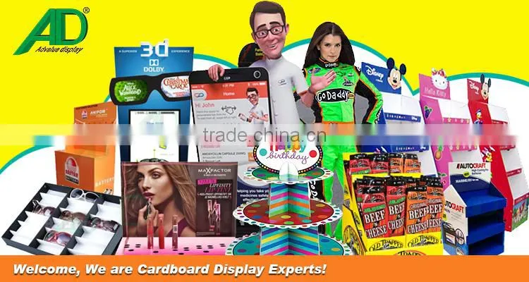 Customize floor display,cardboard display racks