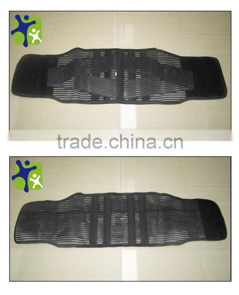Orthopedic back supports belt with steel belt,elastic back support