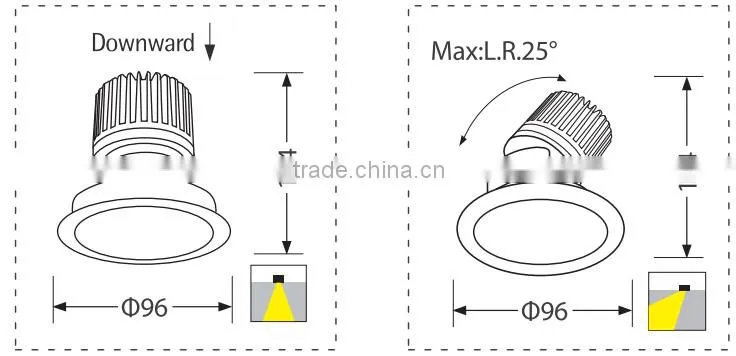 3 years warranty led wall light