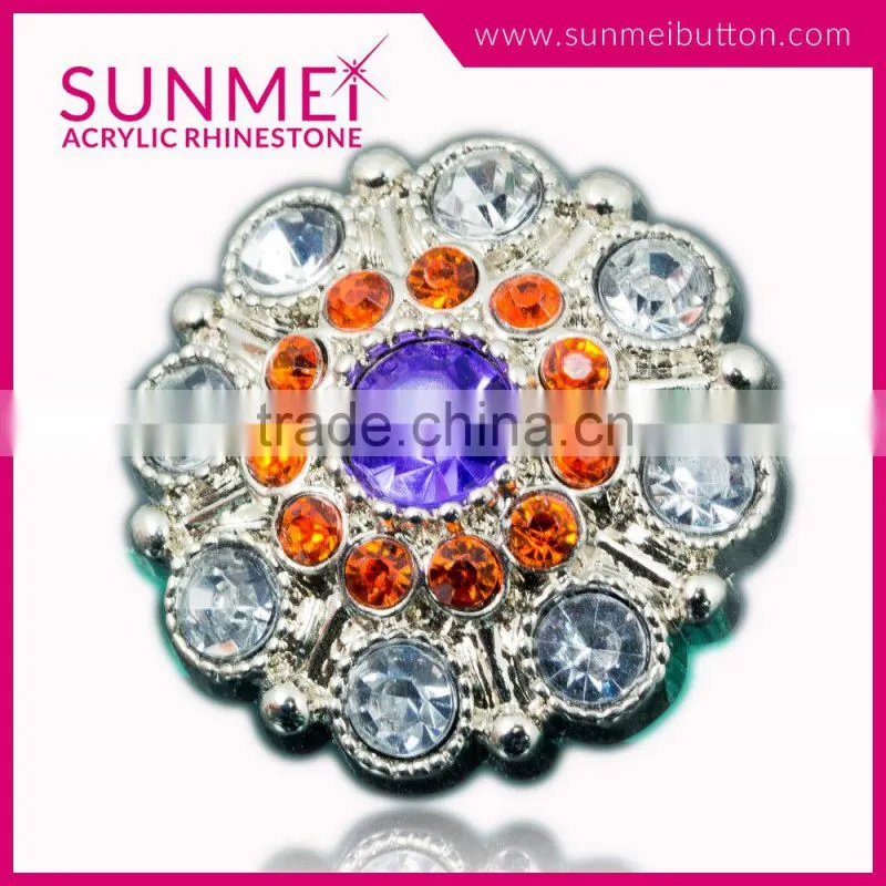 Fashion Style Light Purple Rhinestone Jewelry Embellishments
