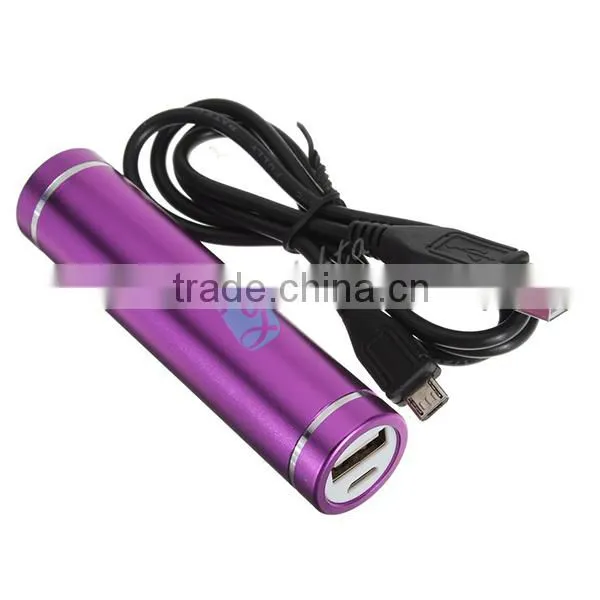 Travel Journey External Battery Charger 2600 Cylinder Lipstick PowerBank