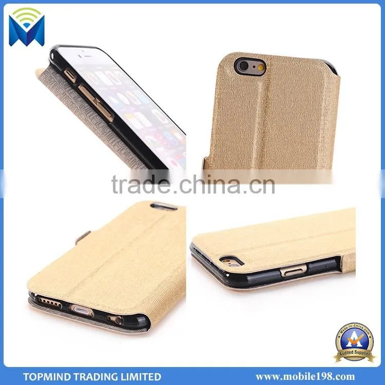 Factory Price for Samsung Galaxy S6 Edge Plus Book Style Leather Case with Dual Window View
