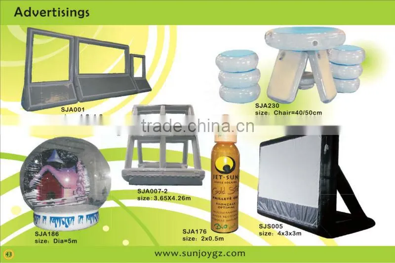 2016 Hot selling cheap advertising inflatable billboard