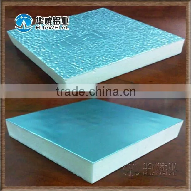 Orange peel aluminum foil for PIR/PUR insulation panels