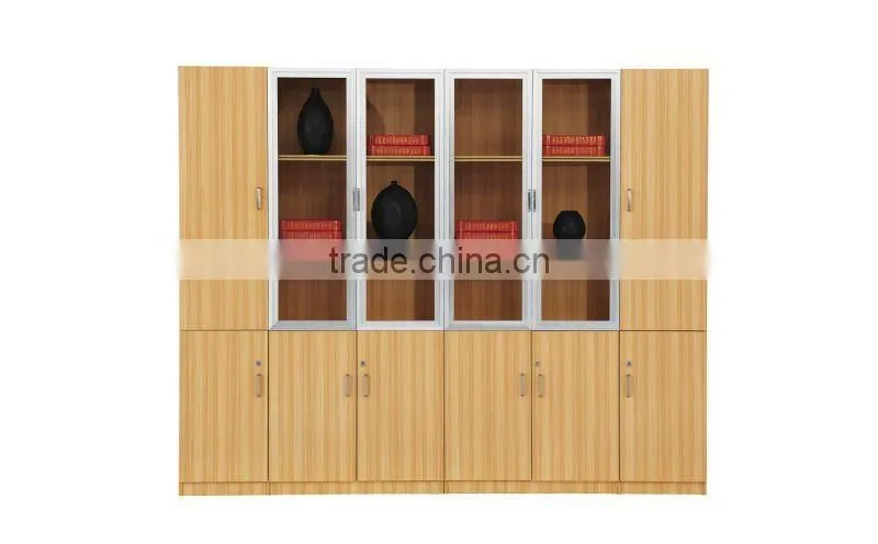 Modern office furniture vertical unique wooden filing cabinet