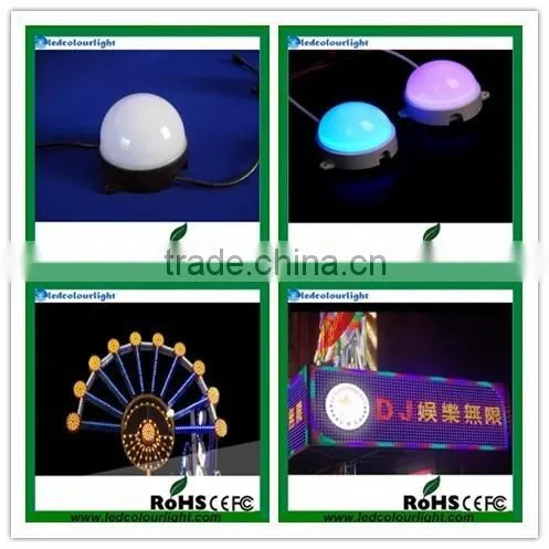 dmx rgb Aluminum alloy pixel light for building decocation