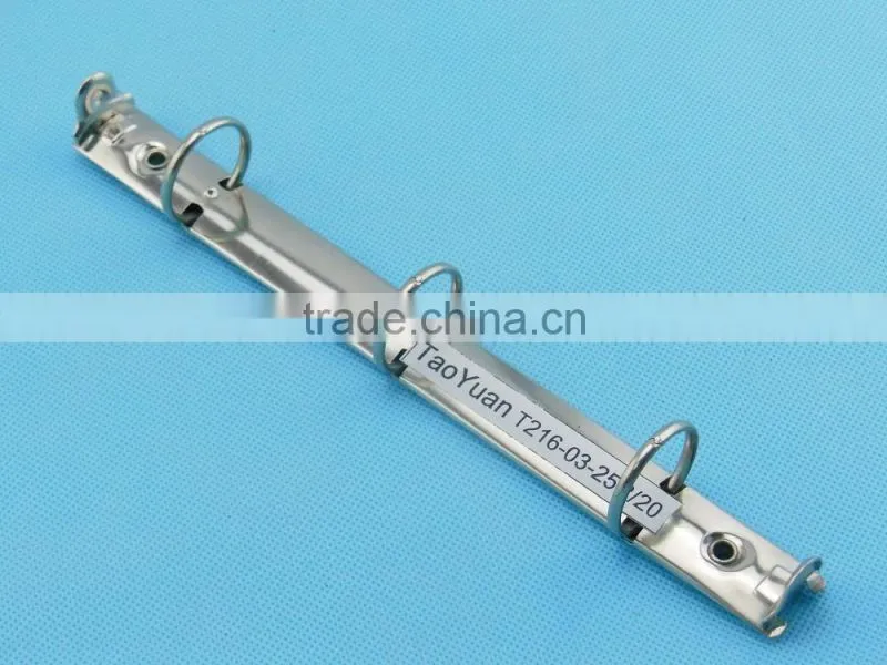 China supplier TR216-3-25-20 metal 3 ring binder mechanism with trigger