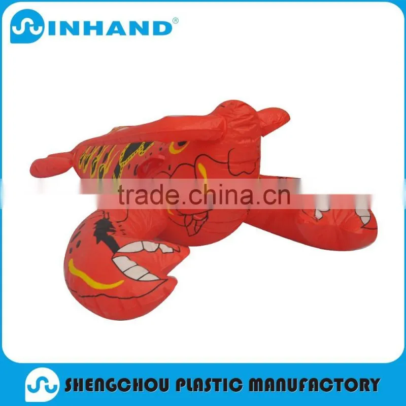 2016 Most Popular PVC Plastic Inflatable Animal Rider/pool float/inflatable float
