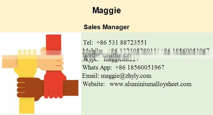 High quality stamping aluminum wafer for food package/packing