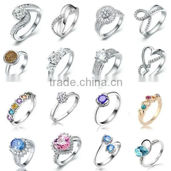 2016 high quality fashion saudi arabia white gold wedding ring price /handmade ring design