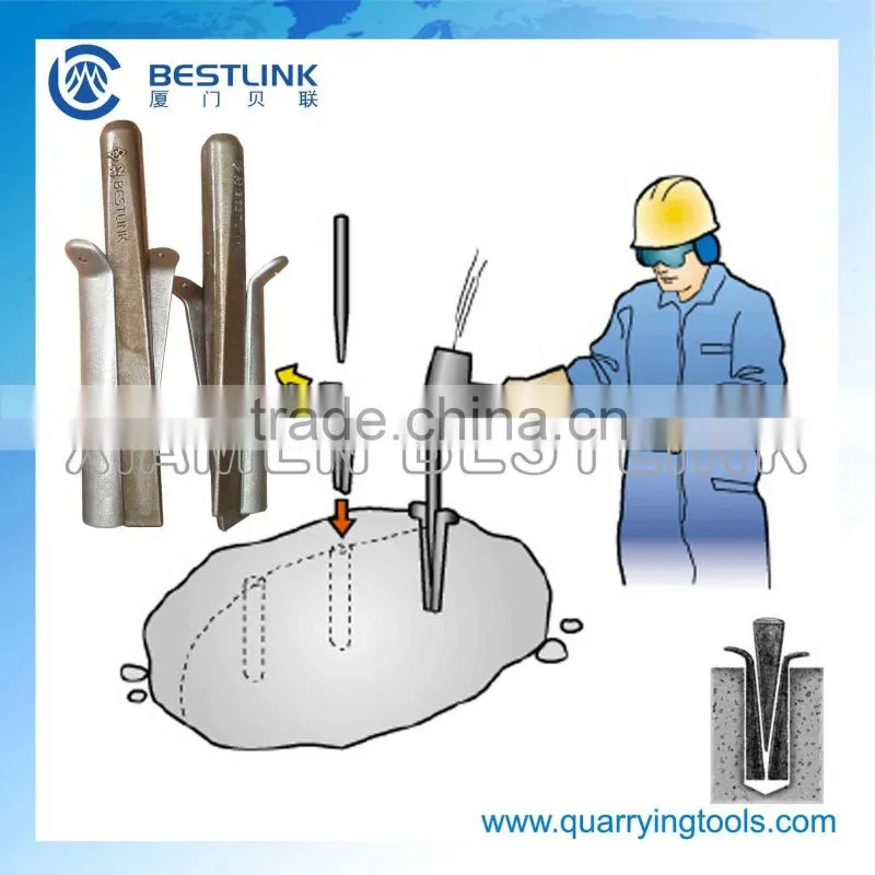 In Stock!! 34*270mm and 32*270mm hand splitter wedge and shims