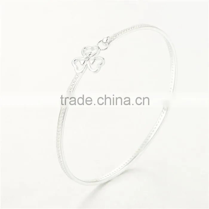 925 Silver Silver Jewelry Bangle Bracelet Fashion Bracelet Factory Direct Wholesale