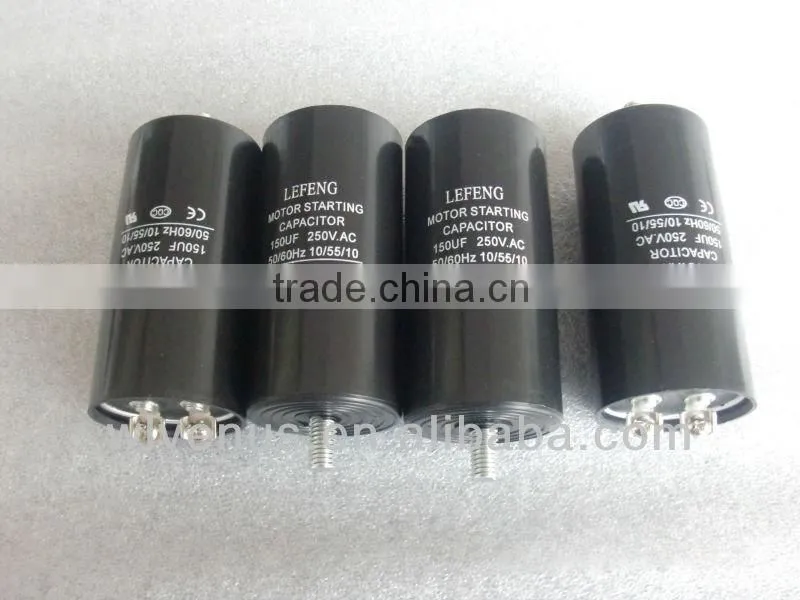 white plastic & aluminum shell LEFENG brand cbb60 cbb65 cbb61 cd60 series capacitor 5-120uf 250-500vac