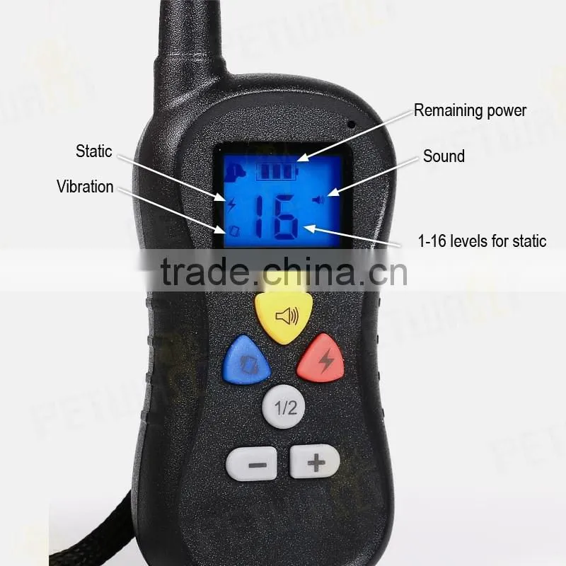 barking control device remote dog control collar with led display
