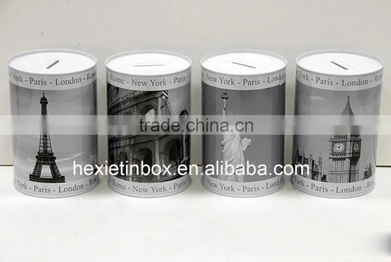 Best Popular Hot Selling Cylindrical Shape Money Box