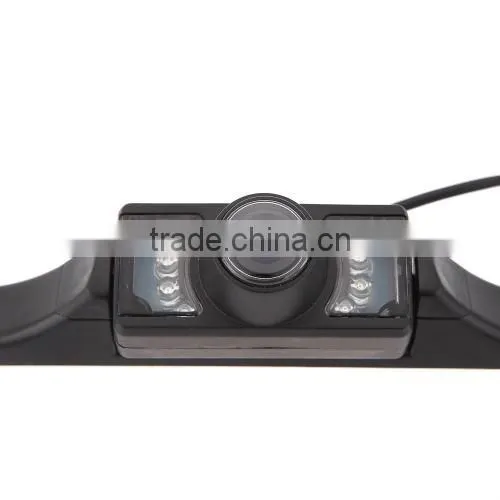 Car Waterproof License Plate Frame 648P HD Camera Car Vehicle Back Front Side View 140 Color Camera with 7 Infrared LED Night Vi