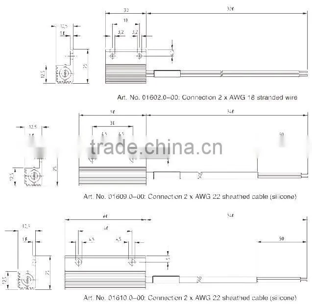 2014 Hot sale infrared heater aluminum profile 8W 10W 13W RC 016