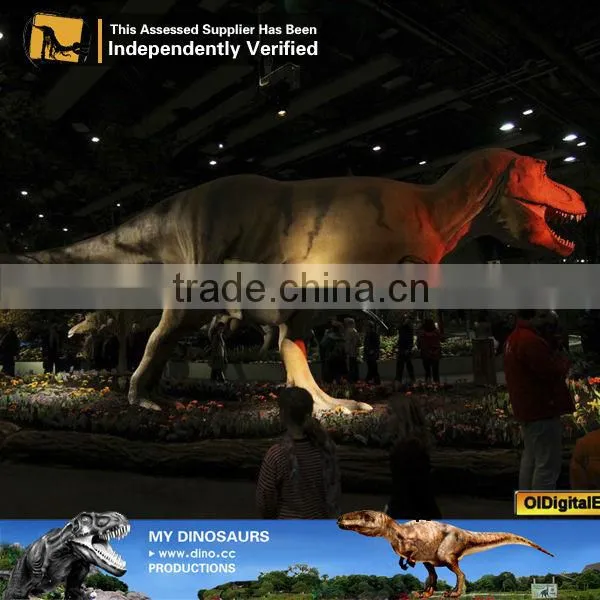 My-dino dinosaur jumping castle simulation fiberglass dinosaur