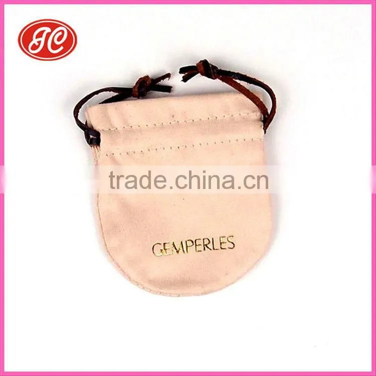 1 logo microfiber jewelry bag for any jewelry