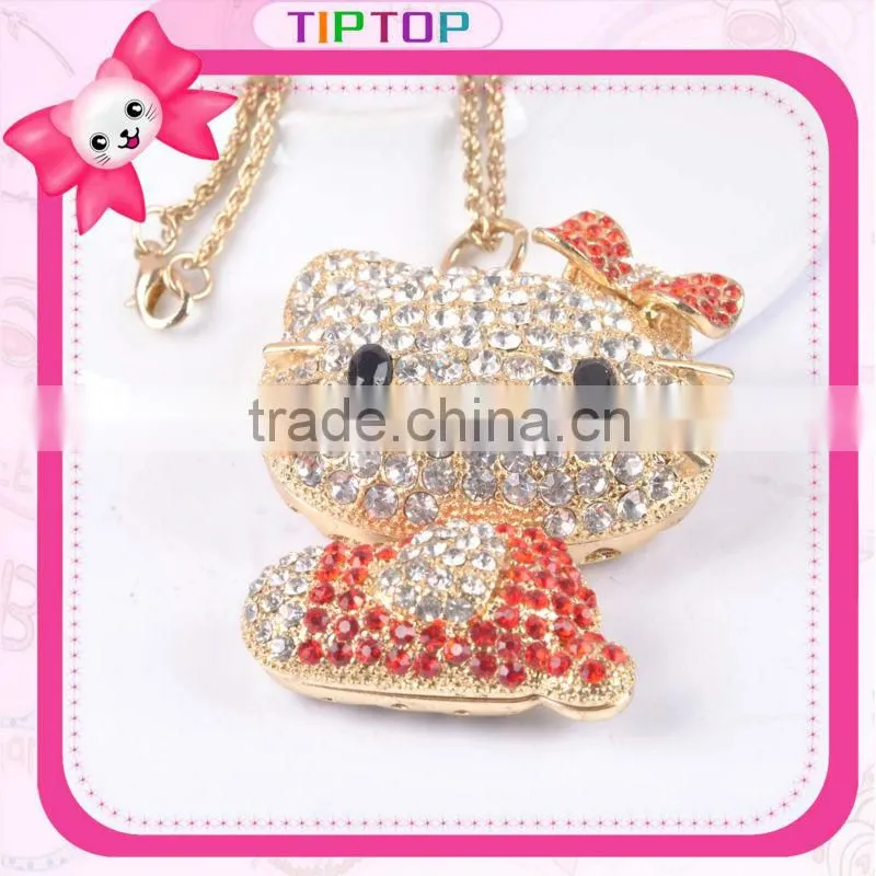 Zinc Alloy Lovely Cat Shape Kid's Necklace