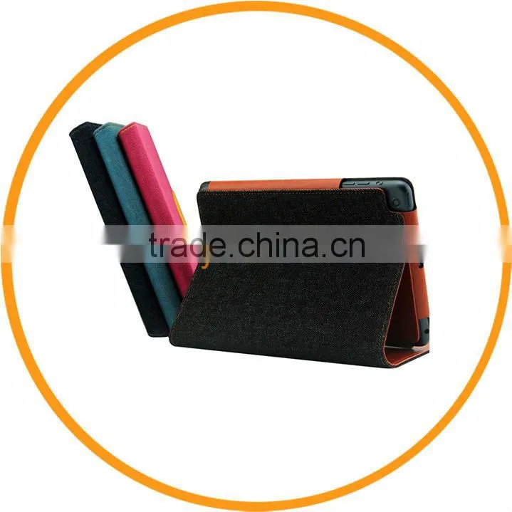Fashion Jeans Style for iPad Mini Leather Smart Case from Dailyetech