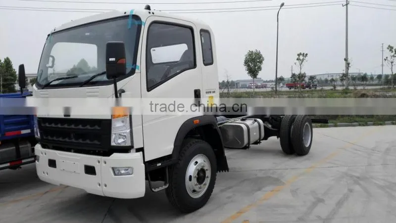 SINOTRUK New Design HOWO 4x2 8 ton Rigid Light Truck Chassis