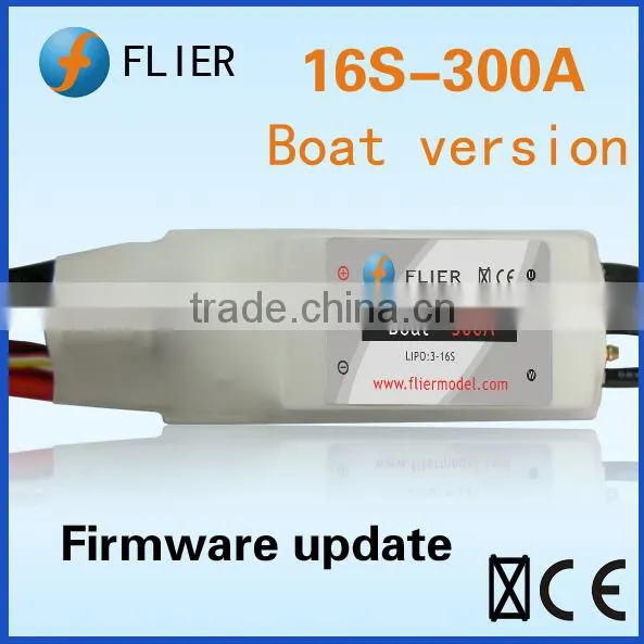 HV brushlesscontroller motor ESC 16S 300A For Boat+program box+BEC