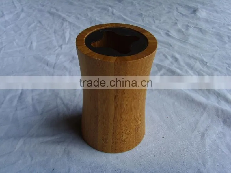 Bamboo bathroom accessories