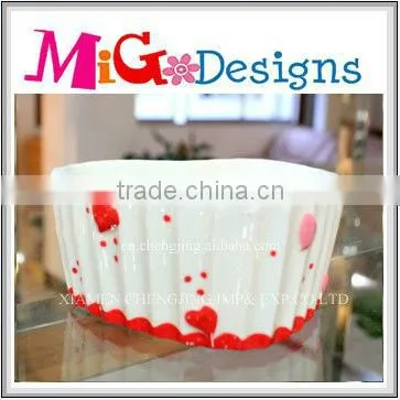 Ceramic Heart-shaped candy bowl /lovely bowl/best selling useful ceramic bowl with high quality OEM design welcome