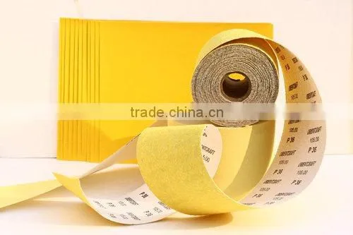 aluminium oxide sand paper roll
