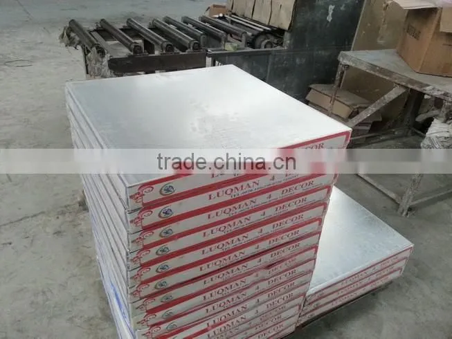 2016 New Pattern PVC Laminated Gypsum ceiling tiles