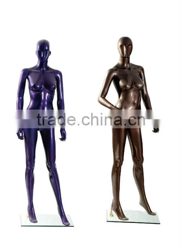 Colored Glossy new fashionable Female Mannequin