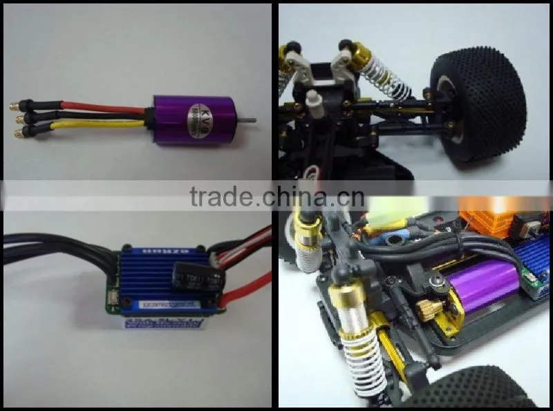 1:18 Brushless Motor Hobby Electric Car with LCD Transmitter,Rc Race Car