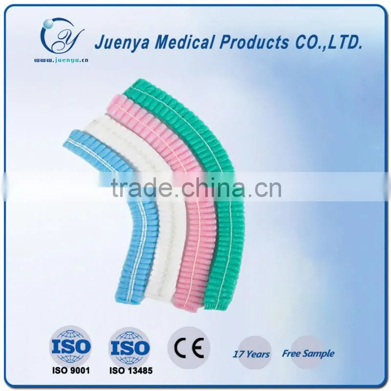 nonwoven elastic disposable clip cap