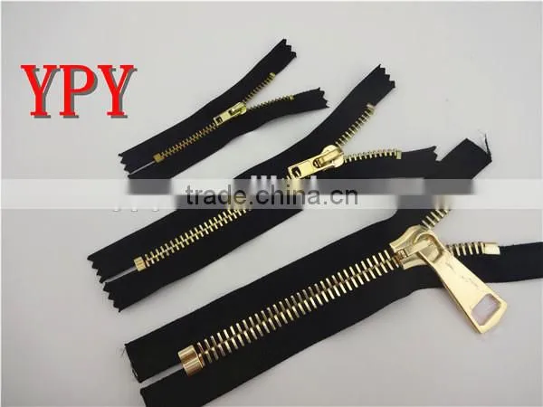 garment accesories& metal teeth dyeable zippers