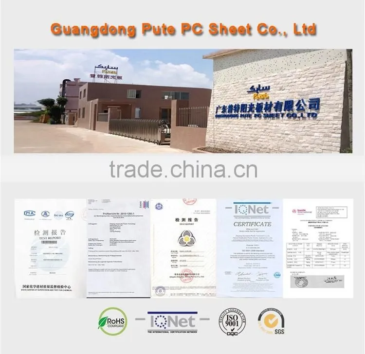 Opal Translucent Doublewall polycarbonate pc roof sheet