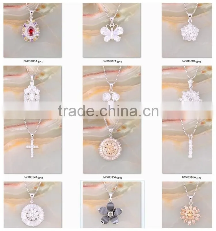 2015 newest brass jewelry tree of life pendant necklace with rhinestones